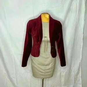 ModCloth velour blazer size  XXS